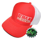 Duramax Diesel Trucker Hat for Richardson (Orange/White Mesh Snapback)