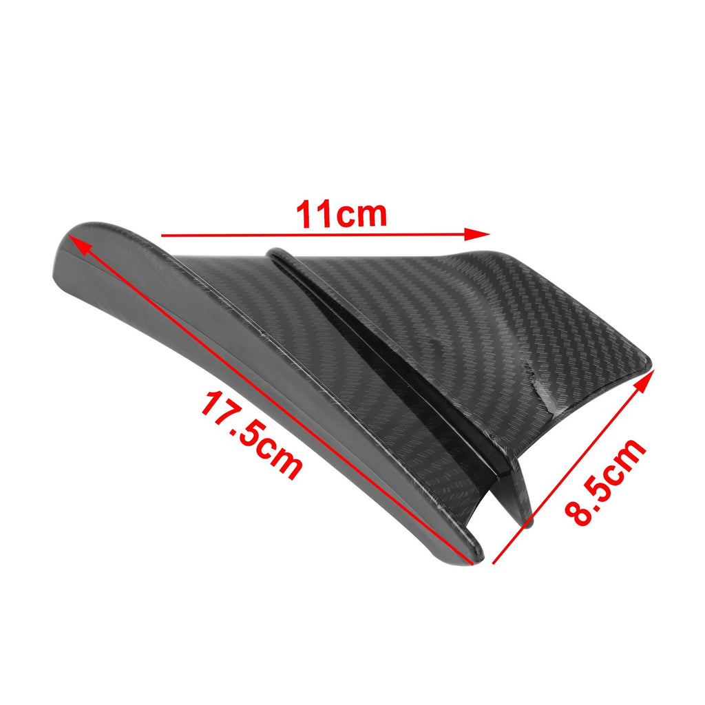 Winglet Wind Fin Aerodynamic Kit Spoiler Trim Cover for Motorcycle Universal