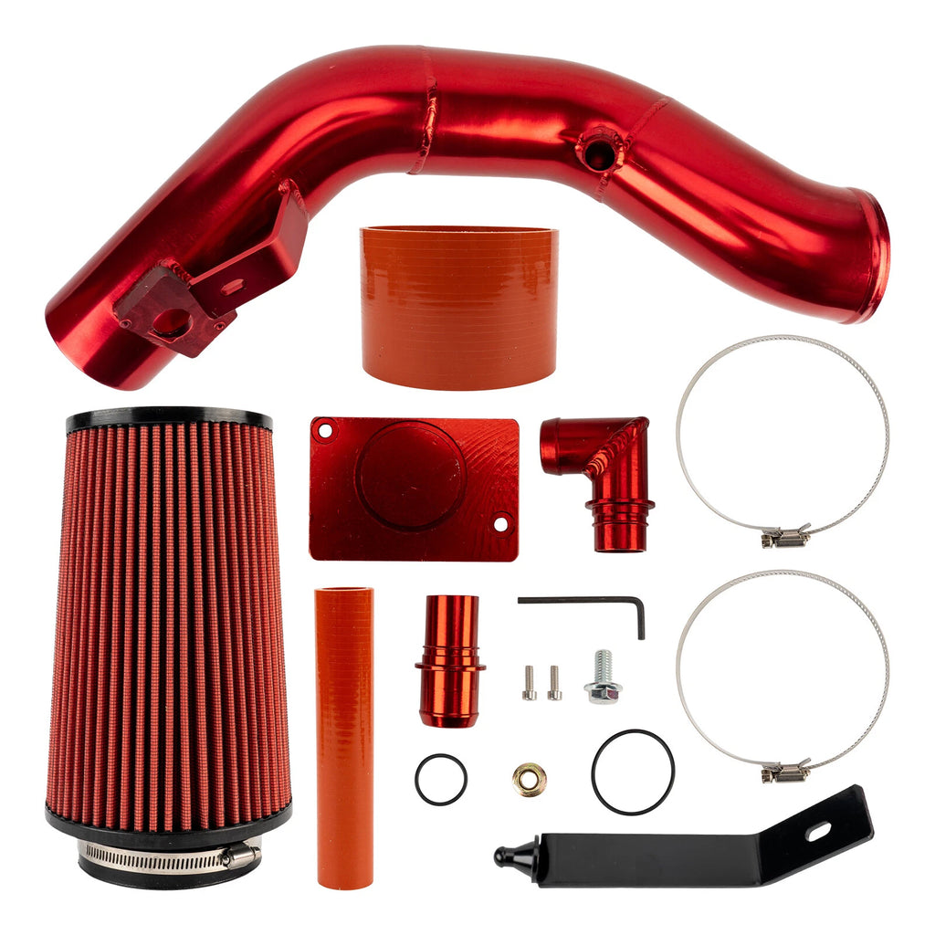 Red Cold Air Intake Kit for Ford F250 F350 F450 F550 (2003–2007)