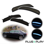 Set of 4 Smoke Lens Ice Blue LED Side Marker Lights for Chrysler 300 (2015–2023)