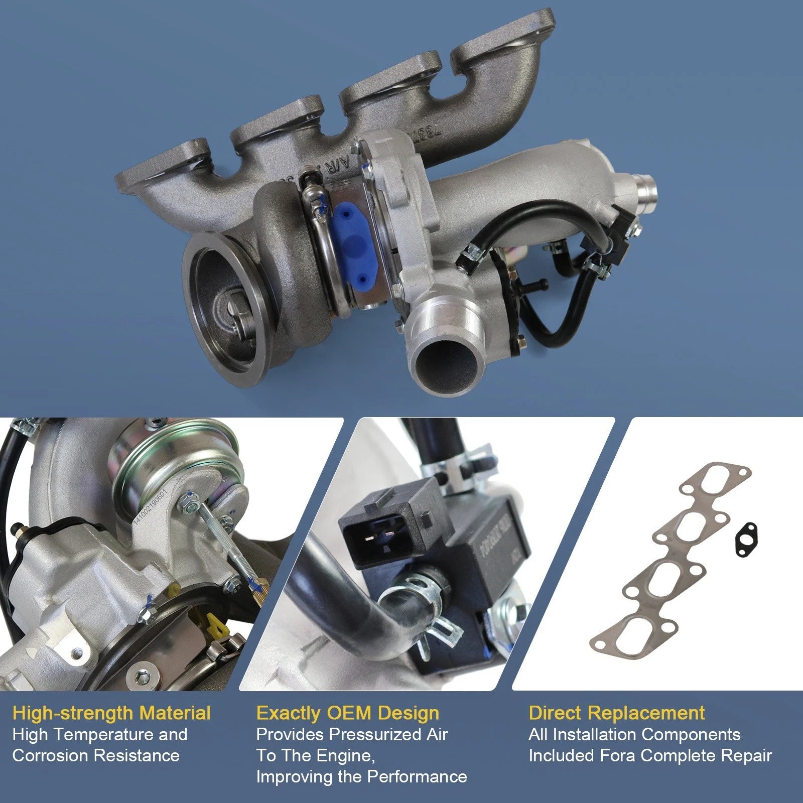 Turbocharger for Buick Encore, Chevy Cruze, Sonic, Trax (2013-2020)