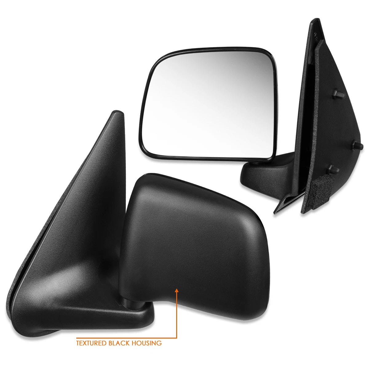 Set of 2 Black 6" Oval Side Step Nerf Bars for RAM 1500 (2019–2024)