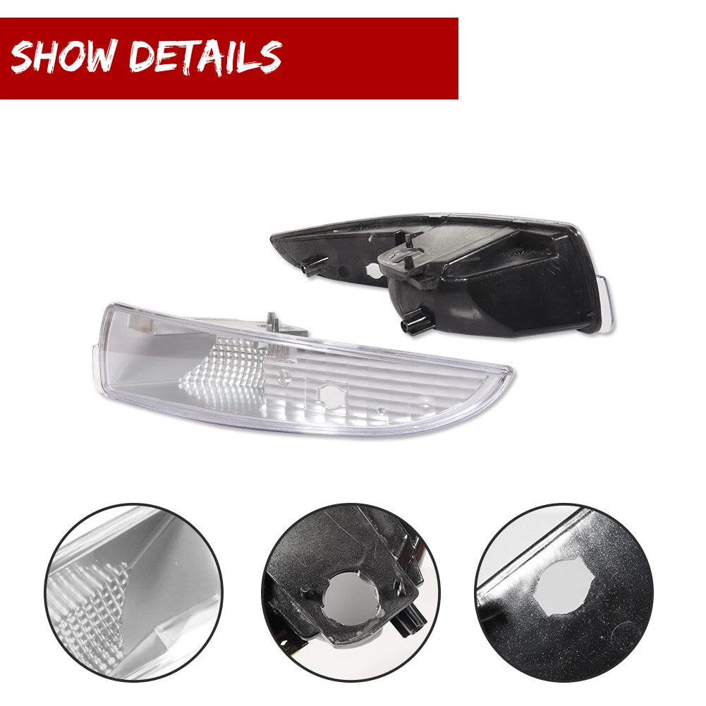 2X Clear Side Marker Lights for Chevy Camaro (1993–2002)