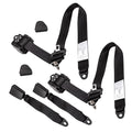 2X Retractable 3 Point Safety Seat Belts for Jeep Wrangler (1982–1995)