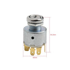 12V Ignition Switch with Key for Cars and Boats (Compatible)