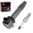 2 x Ignition Coil Stick + Iridium Spark Plug for Can-Am Maverick Trail 700 (2014–2023)