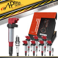 8x Ignition Coil & 8x Iridium Spark Plug for BMW 545i E60 (2004–2010)