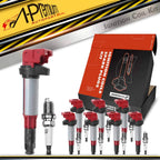 8x Ignition Coil & 8x Iridium Spark Plug for BMW 545i E60 (2004–2010)