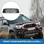 Front Hood Bumper Grille for Toyota Tacoma (2012) - Black
