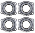 Set of 2 NTN Front Rear Wheel Bearing Assemblies for Benz W211 E55 AMG (2003)