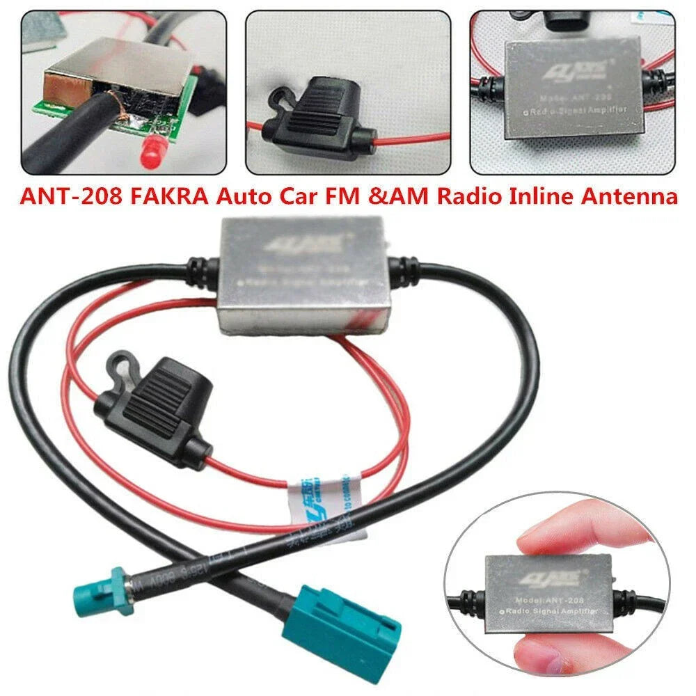 ANT208 / Car 12V / FM&AM Radio Signal Booster for Reliable ANT208