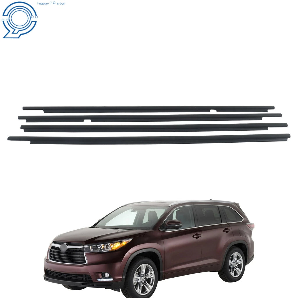 Weather Strip Window Molding Trim Seal for Toyota Highlander (2008–2010)