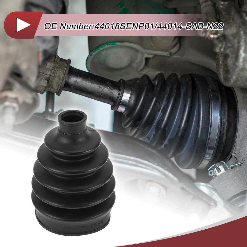 Outer CV Joint Boot Kit with Clamps for Honda Fit (2007–2008) 44018SENP01