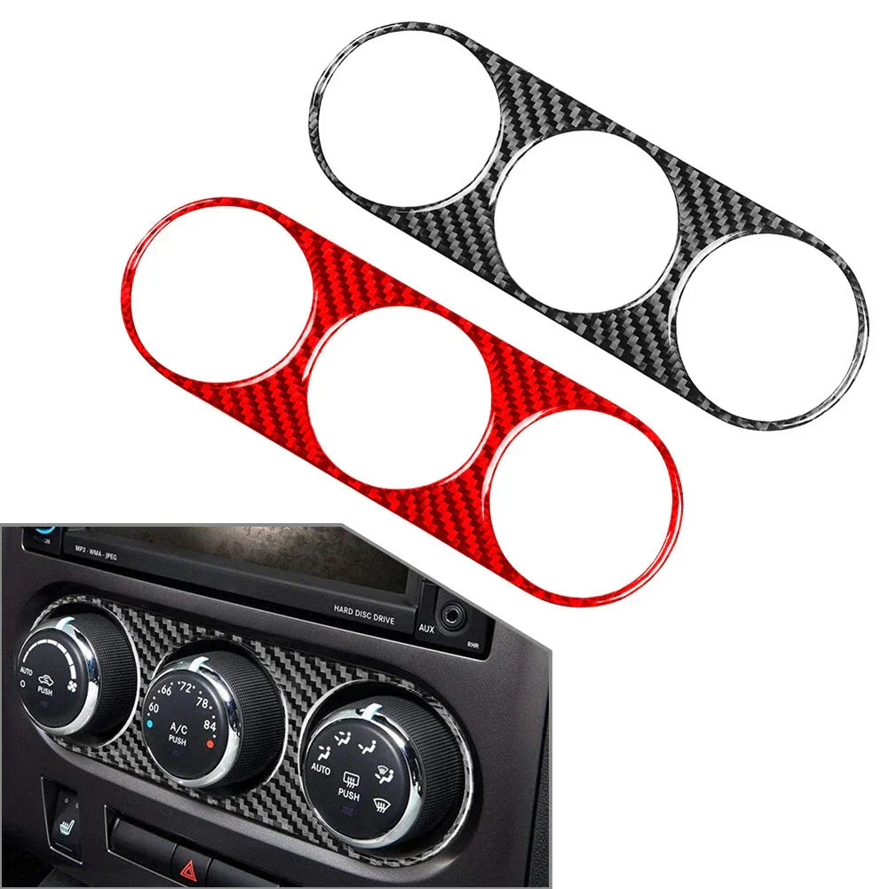 Carbon Fiber A/C Switch Panel Cover for Dodge Challenger (2008-2014)
