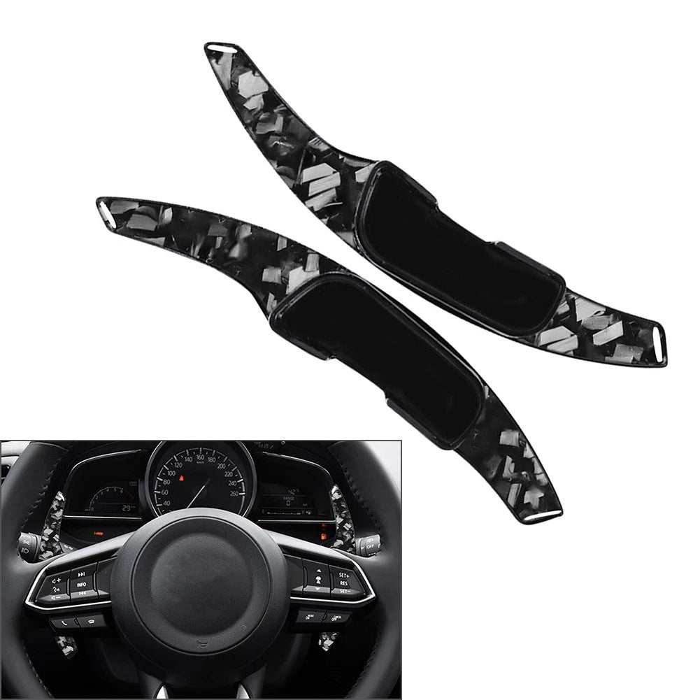 2X Steering Wheel Shift Paddle for Mazda 3 6 Atenza Axela CX-3 (2014–2023)