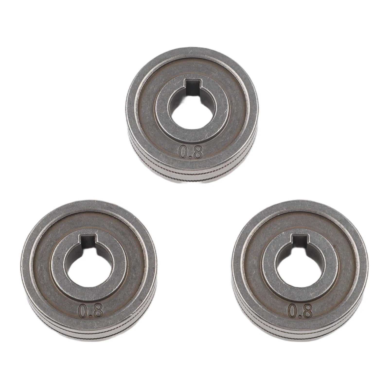 3PCS K Type 0.8 to 1.0 MIG Welding Wire Feeding Rolls for Welding Machines