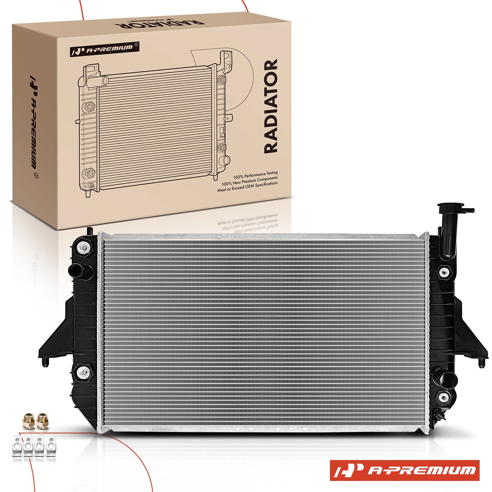 Radiator with Oil Cooler for Chevy Astro GMC Safari (1996–2005)