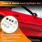 Set of 2 Doors & Hatch Lock Cylinder PY472 for Chevrolet Camaro, Firebird (1993–2002)