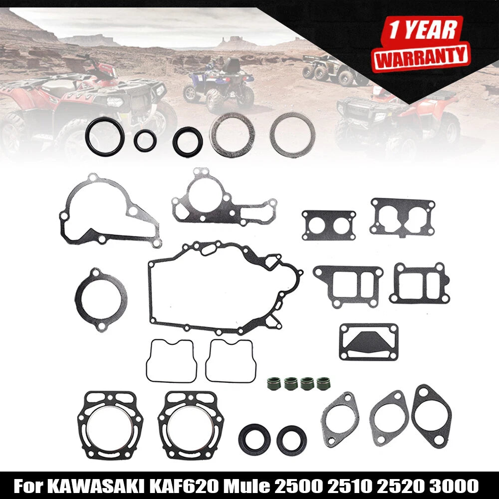 Full Gasket Seal Kit for Kawasaki KAF620 Mule (2001–2009)