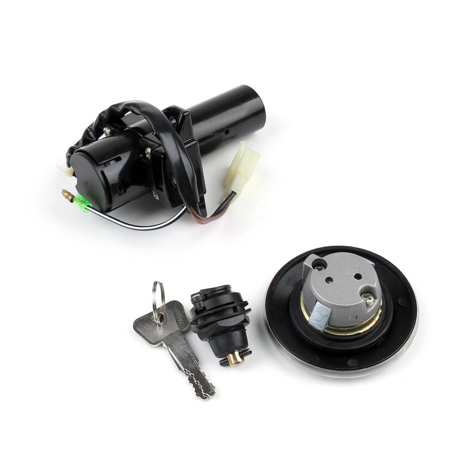 Ignition Switch Gas Cap Seat Lock Key Set for Yamaha YBR125 (2005–2009)