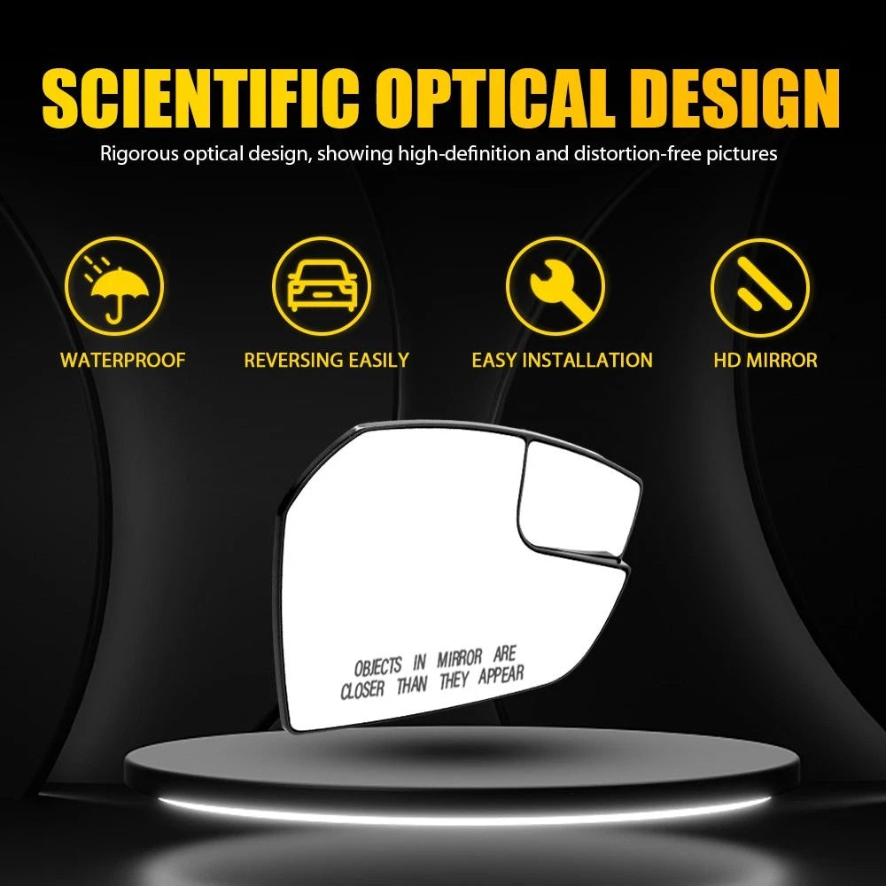 Right Passenger Side Mirror Glass for Ford Escape (2017–2019) GJ5Z17K707A FO1325172