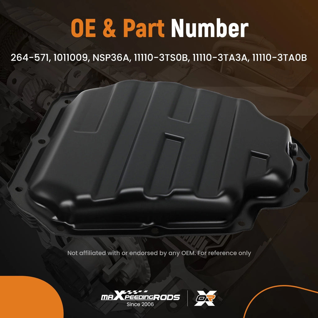 Engine Oil Pan Assembly for Nissan Rogue 2.5L (2014–2018) Steel Direct Fit
