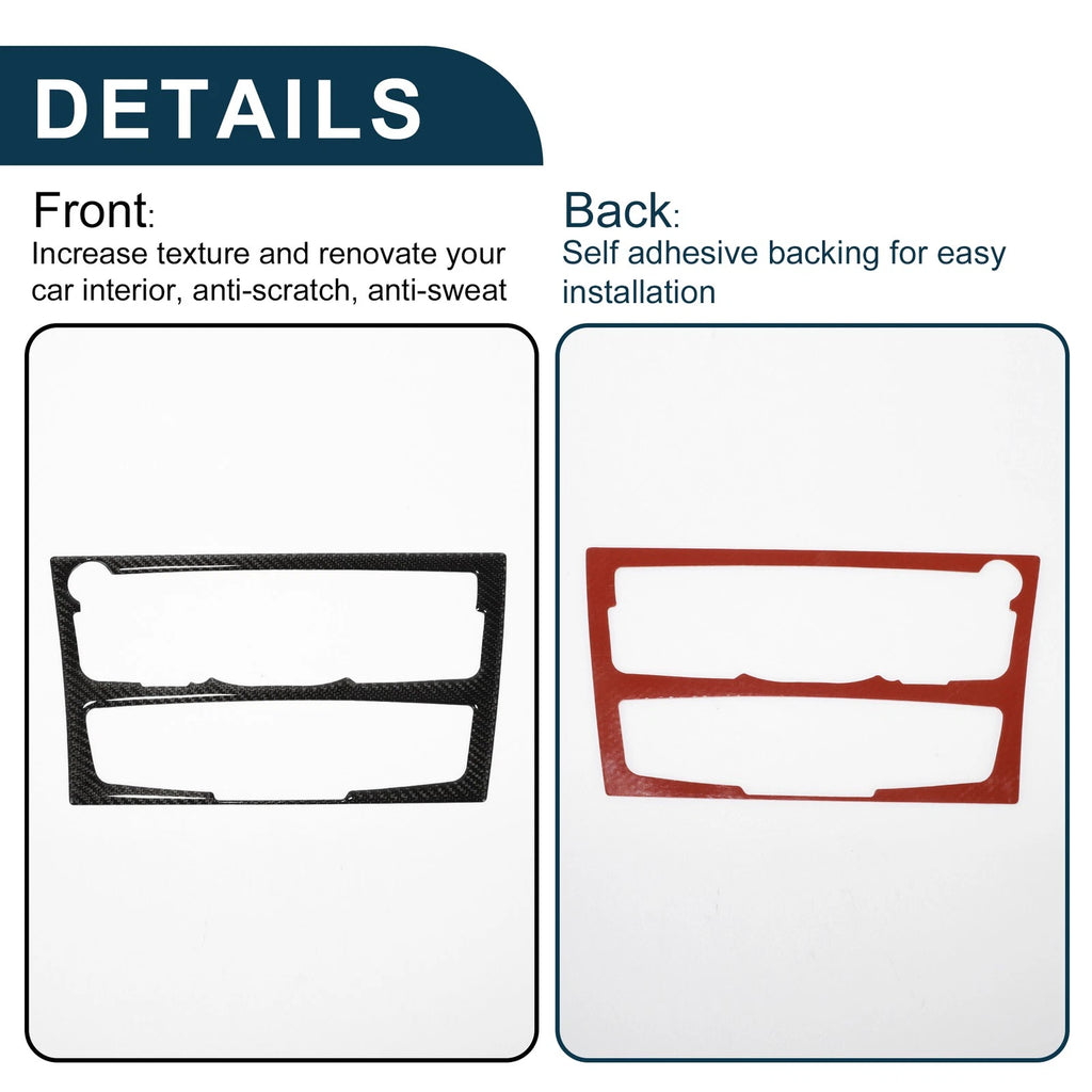 Navigation CD Panel Air Outlet Cover Sticker for Audi A4 A5 S5 (2009–2016)
