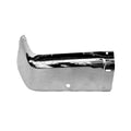 Replacement Chrome Passenger Side Rear Bumper End w/Park Assist Sensor Holes
