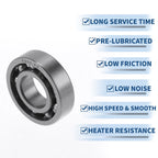 6900 Deep Groove Ball Bearing for Scooter Skateboard Wheel (P5, 10x22x6mm)