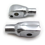 Chrome Foot Pegs Connection Adapter for Suzuki Intruder 1400 1500 (1998–2004)