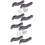 Set of 8 Brake Pads for Dexter Caliper 2 Wheels (10K–12K) Semi-Metallic Black