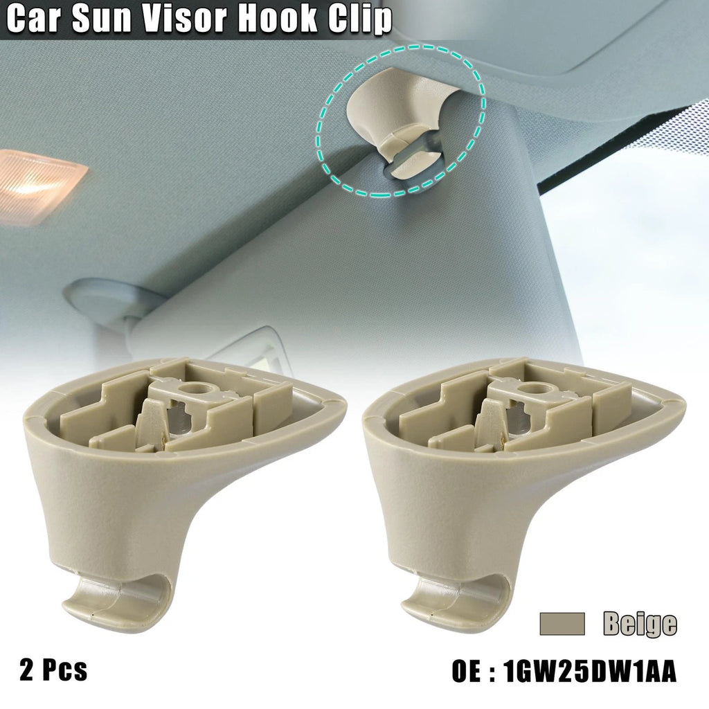 2X Sun Visor Hook Clip 1GW25DW1AA for Dodge Magnum (2005–2007)