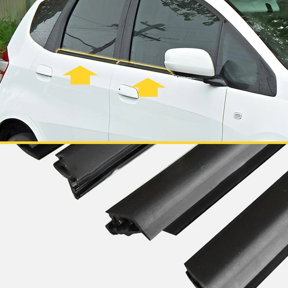Set of 4 Weatherstrip Window Moulding Trim for Honda Fit (2008–2013)