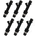 Set of 6 Black Fuel Injectors for Chevrolet Colorado (2004–2007)