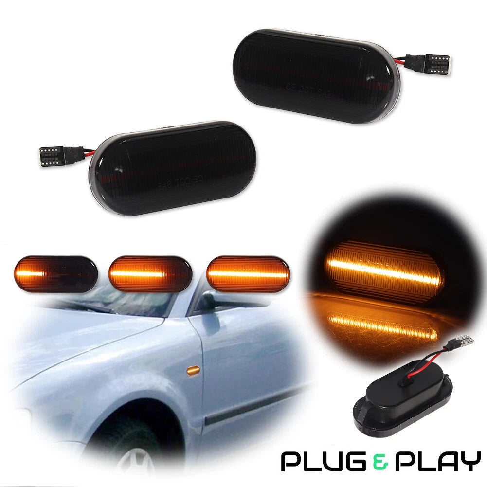 2X LED Side Marker Signal Lights for VW Jetta GTI R32 Beetle