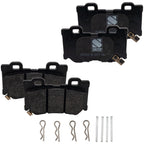 Set of 4 Rear NAO Brake Pads for Infiniti G37 Coupe (2008–2013)