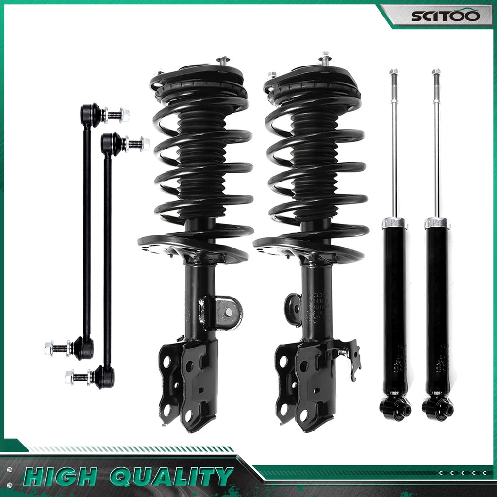 Front Struts, Rear Shocks, Sway Bars Assembly for Toyota Prius (2010–2015)