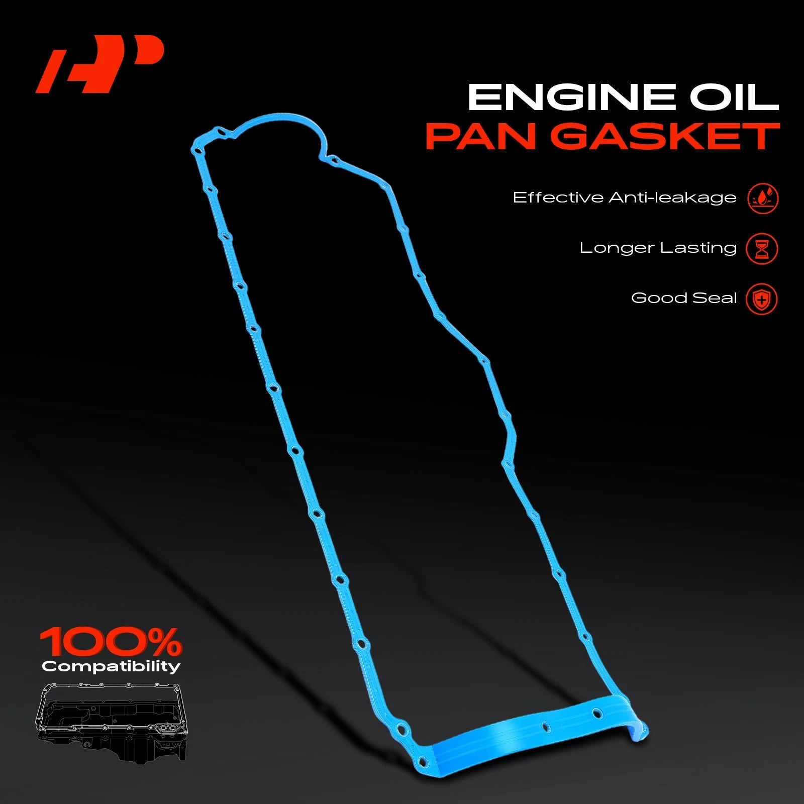 Engine Oil Pan Gasket for Jeep Grand Cherokee Wrangler (1993–2021)