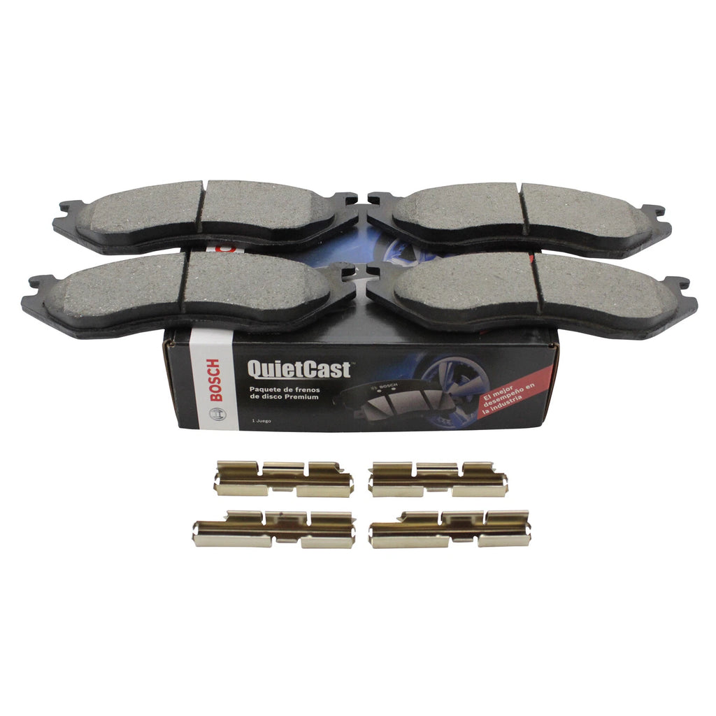 Bosch QuietCast Front Ceramic Brake Pads for Dodge Durango Ram 1500 (2002–2023)