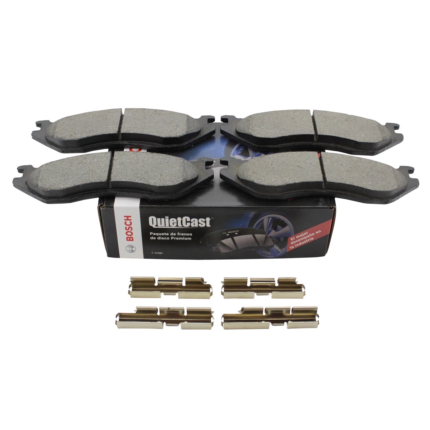 Bosch QuietCast Front Ceramic Brake Pads for Dodge Durango Ram 1500 (2002–2023)