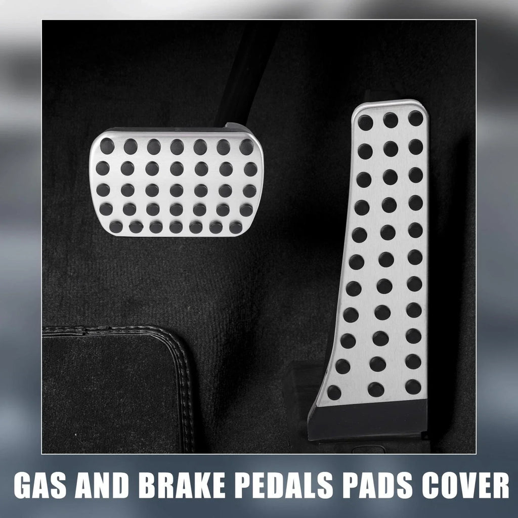 2 x Gas Brake Pedal Pads Covers for Mercedes-Benz C E S GLC GLK SLK Class