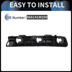 Right Rear Bumper Retainer Bracket No. 866141W200 for Kia Rio (2012–2017)