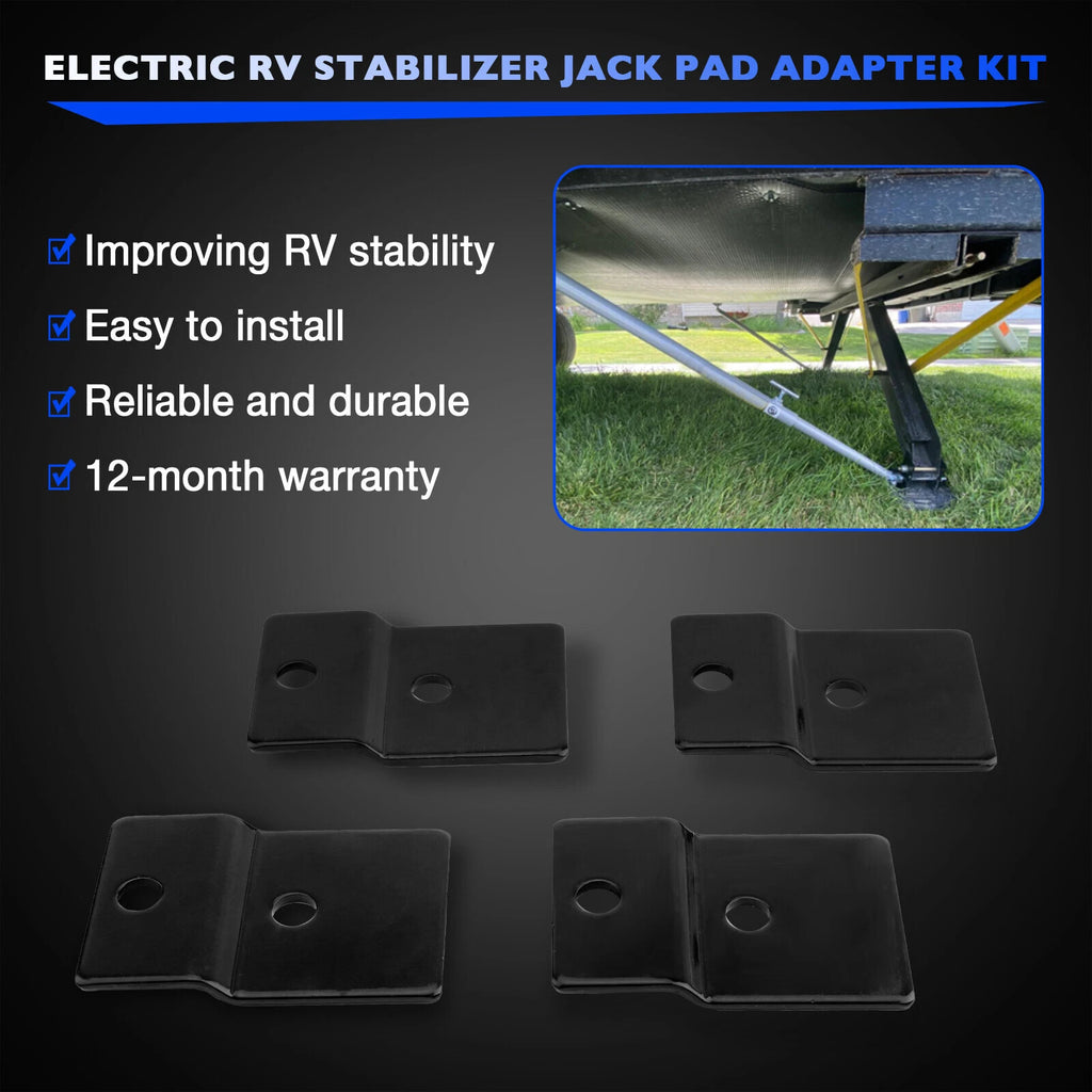 Set of 4 Electronic Stabilizer Jack Pad Adapters for Jeep JT (2018-2023)