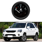 Fuel Gauge for Various Tanks (Marine Grade, Sleek Black Finish)