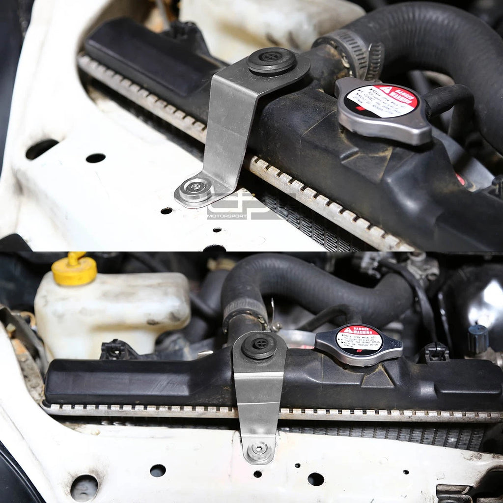 CNC Billet Aluminum Radiator Stay Mounting Bracket for Honda Civic (EG/EH)