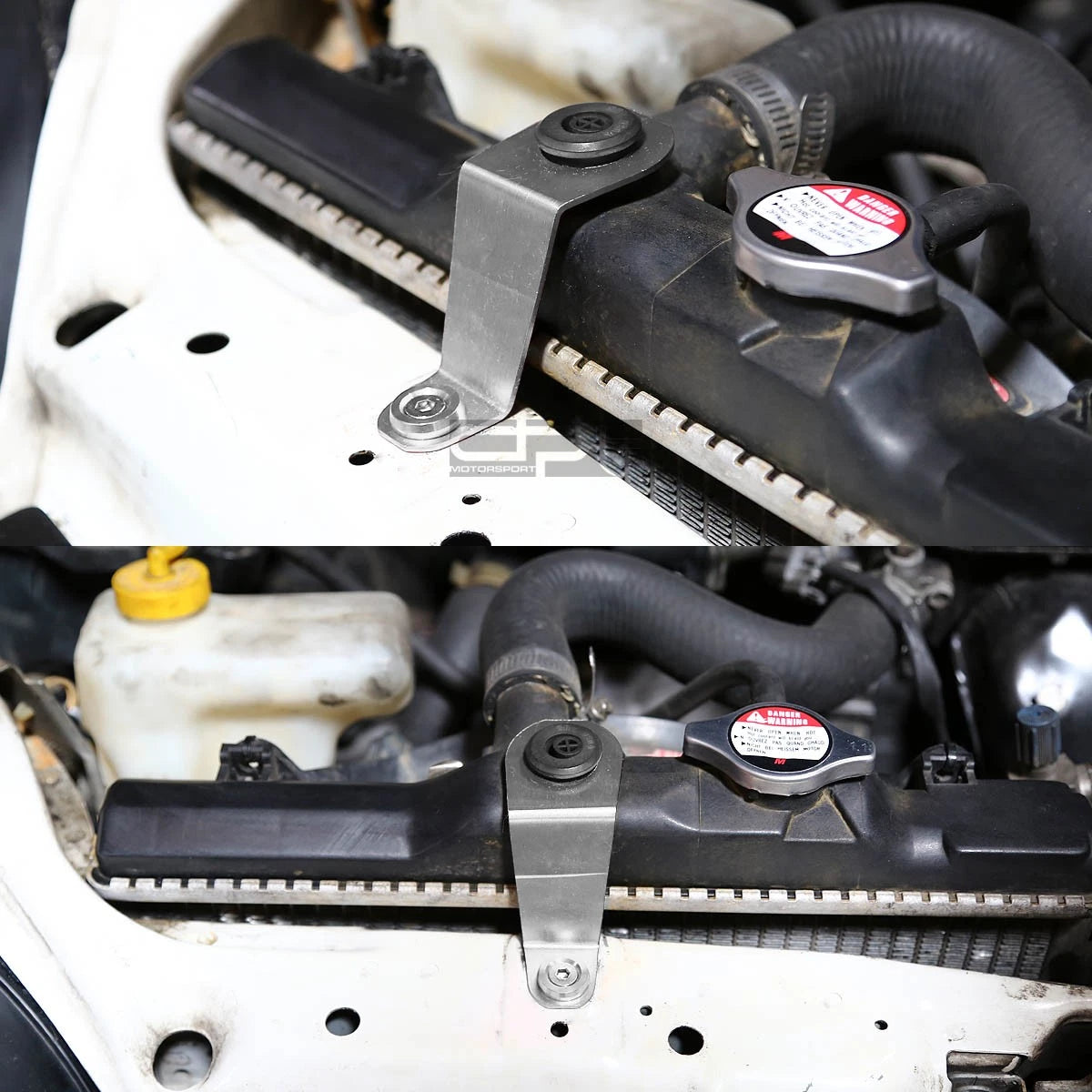 CNC Billet Aluminum Radiator Stay Mounting Bracket for Honda Civic (EG/EH)