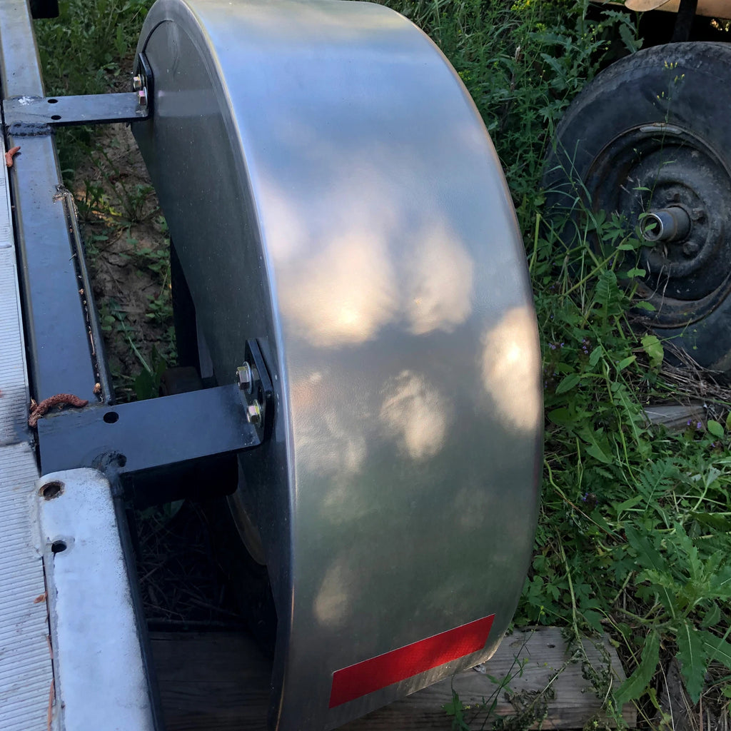 Steel Trailer Fender w/ Fender Back for 14"-16" Wheel