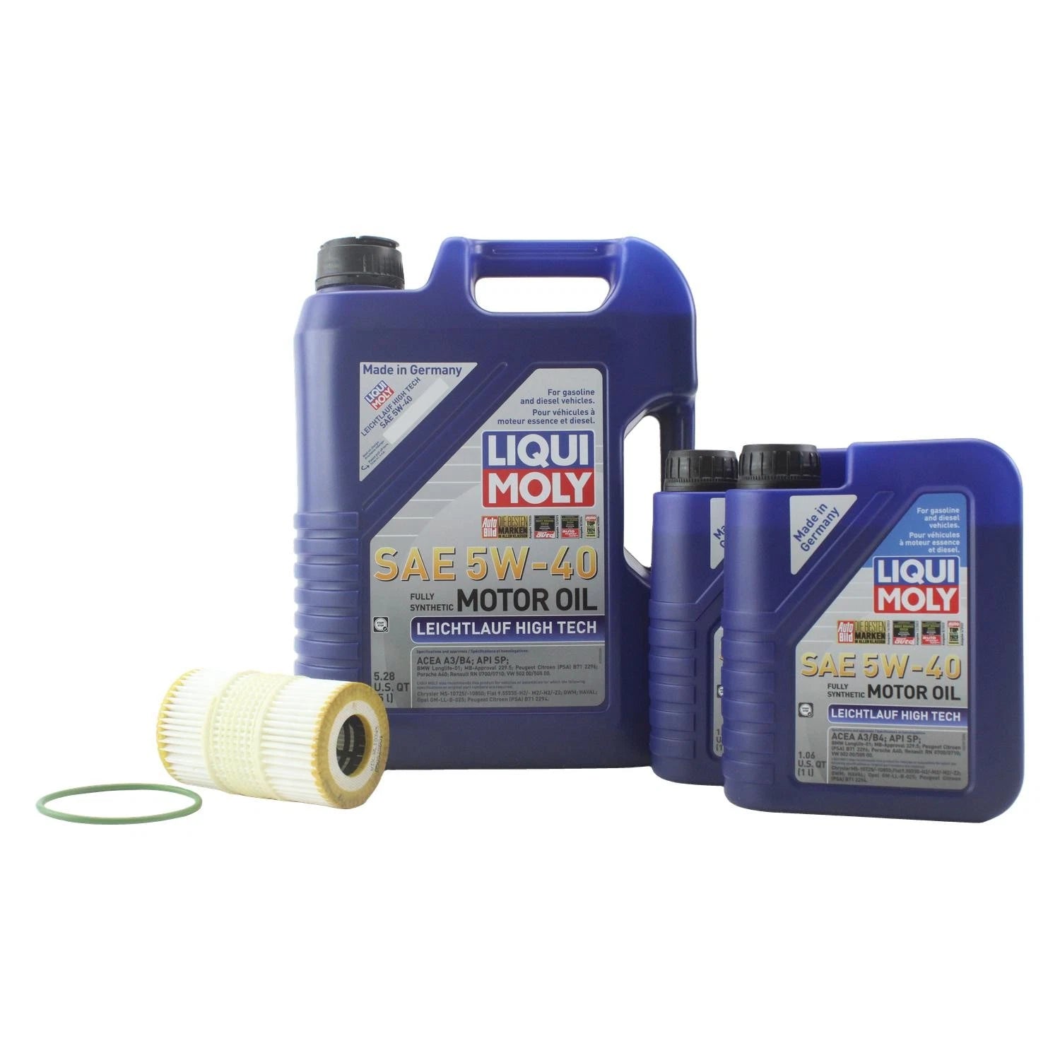 Oil Change Kit 7L Liqui Moly Leichtlauf 5W40 for Audi CREC/CREH (2009–2015)