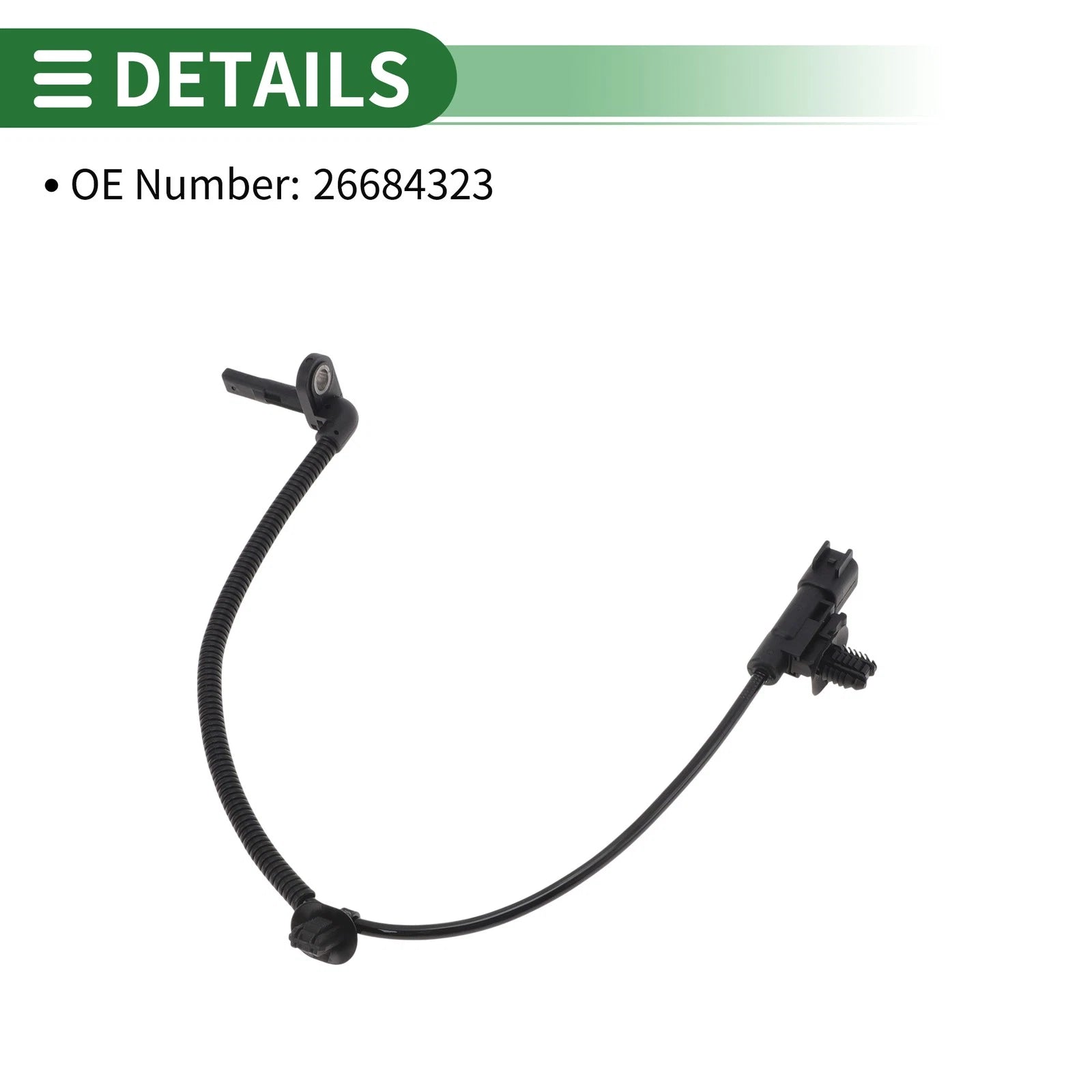 ABS Wheel Speed Sensor No. 26684323 for Buick GL6 (2018) Rear Right