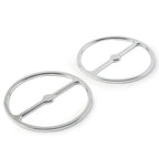 Chrome Speaker Trim Ring Covers for Harley Electra Tri Glide (2014-2023)